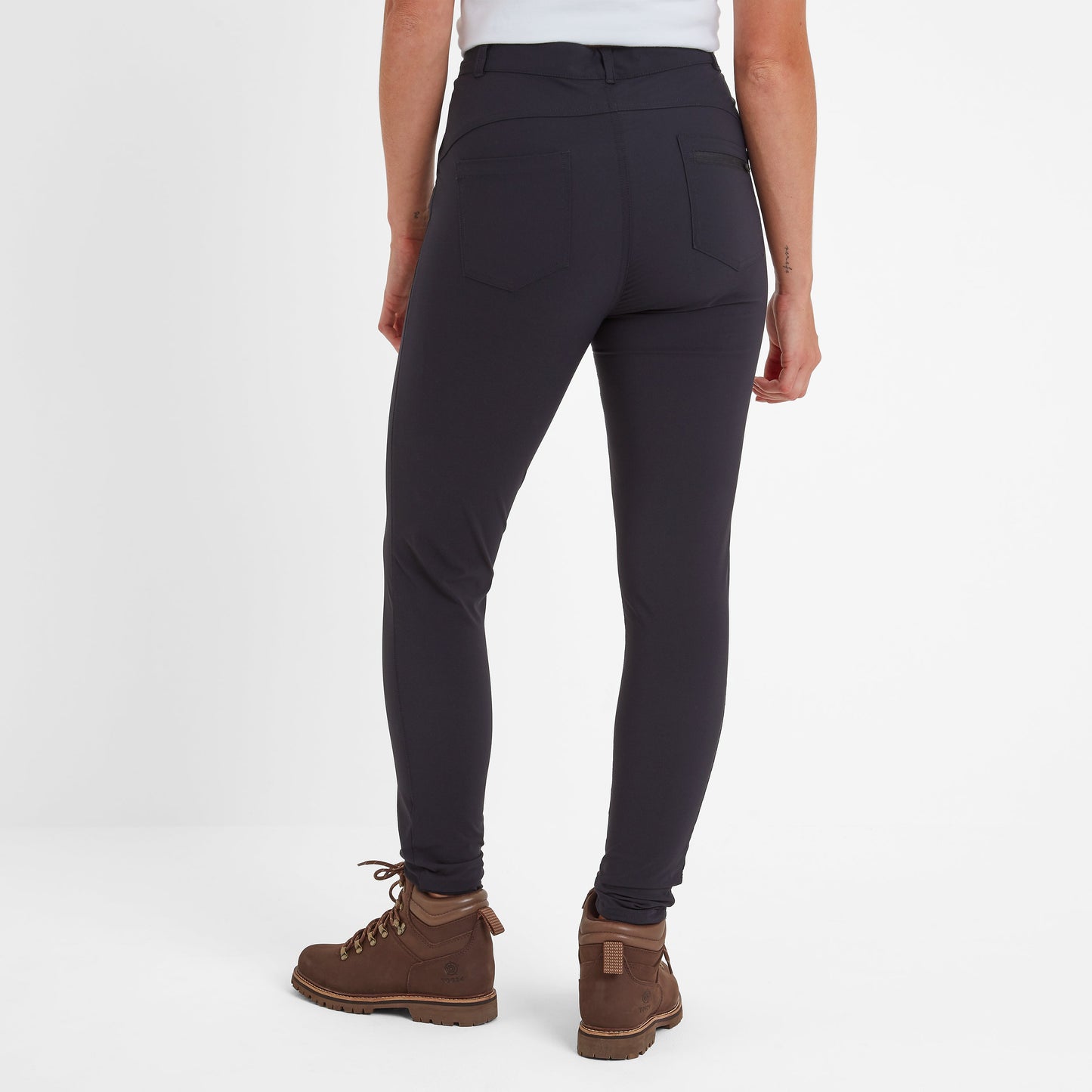 Milton Womens Water Resistant Slim Trouser Long - Black