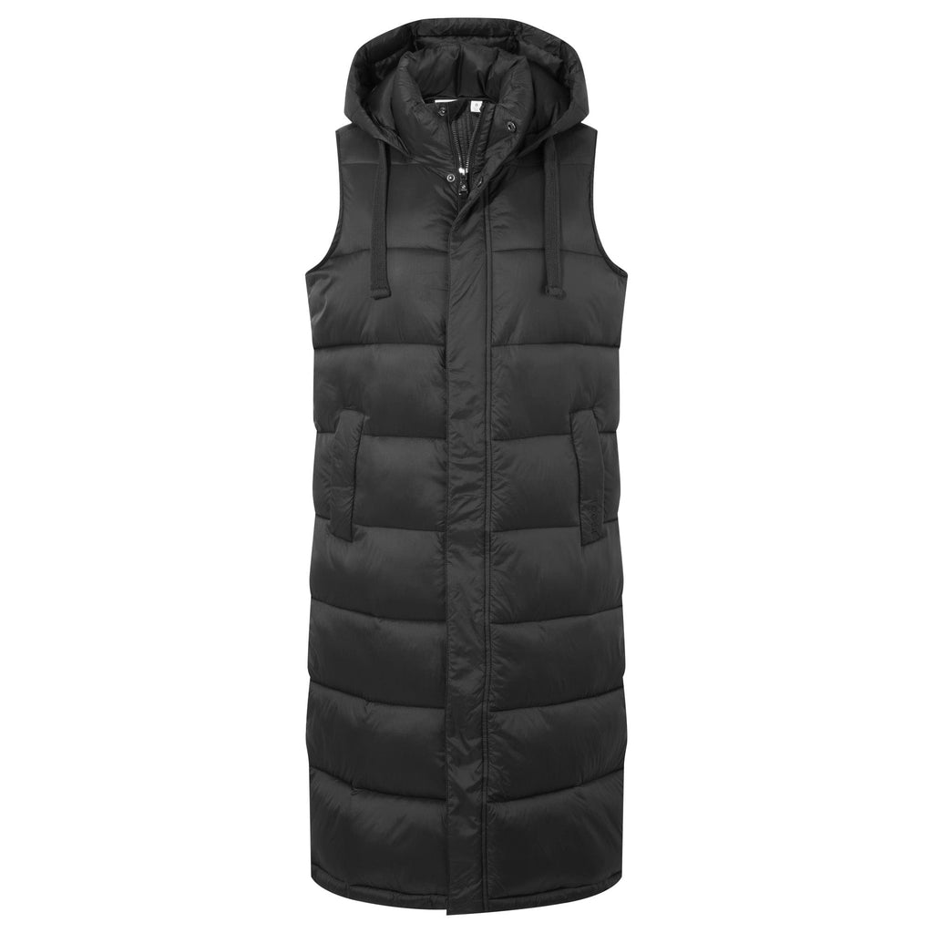 Newall Womens Long Padded Gilet - Black