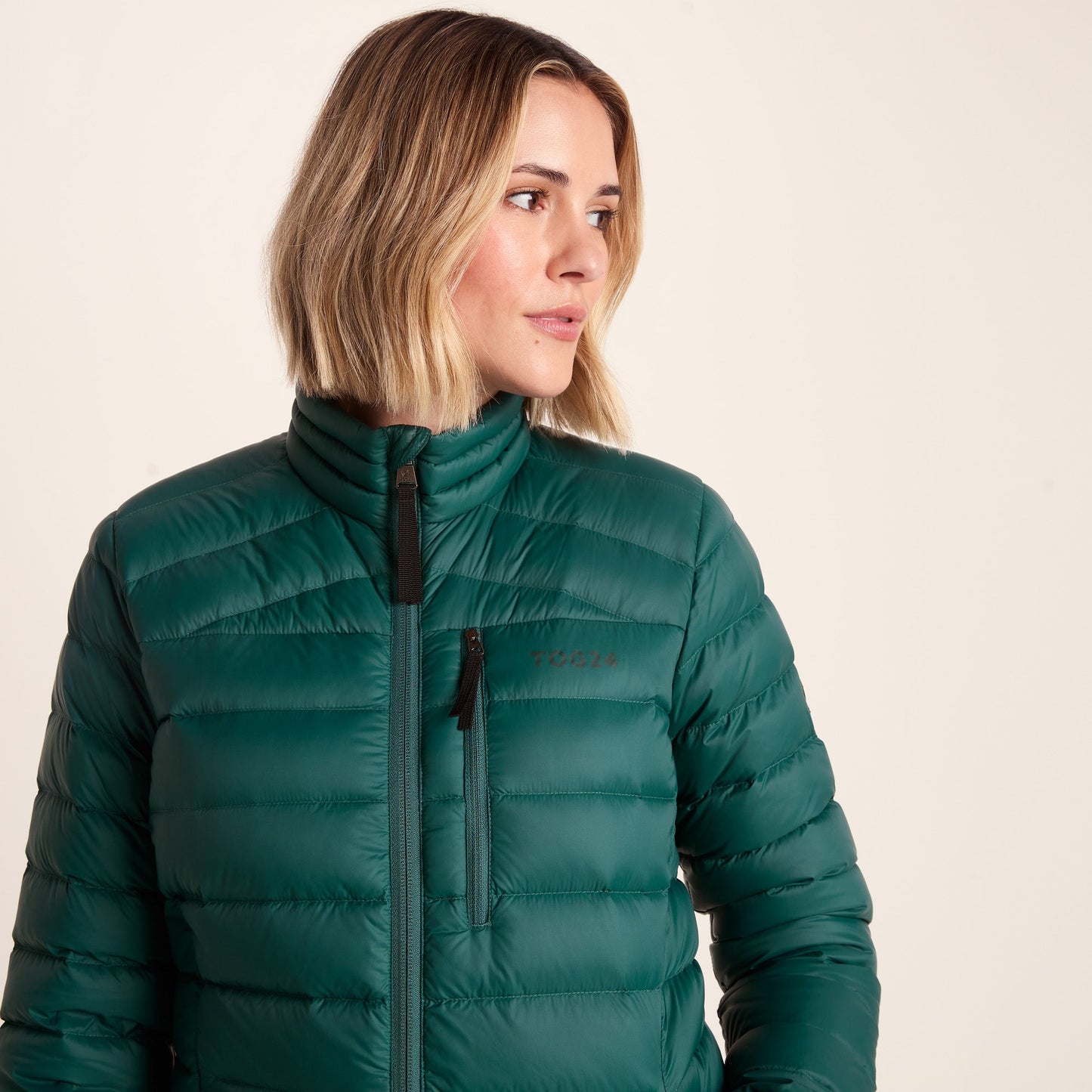 North Womens RDS Certified Down Jacket - Evergreen