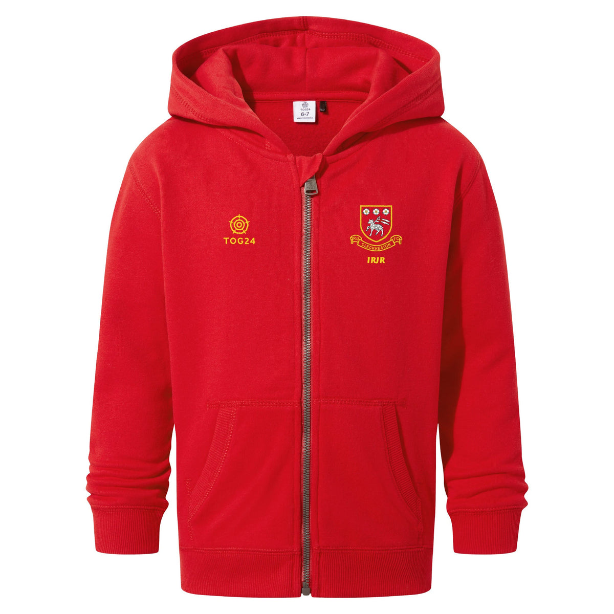 Cleckheaton RUFC Kids - Norwood Zip Hoody Jalapeno Red