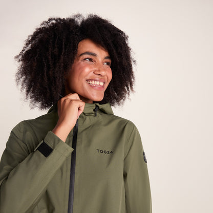 Nova Womens Performance Waterproof Jacket - Khaki