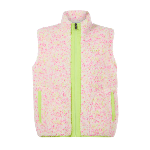 Olga Womens Thermal Sherpa Gilet - Vanilla Nep