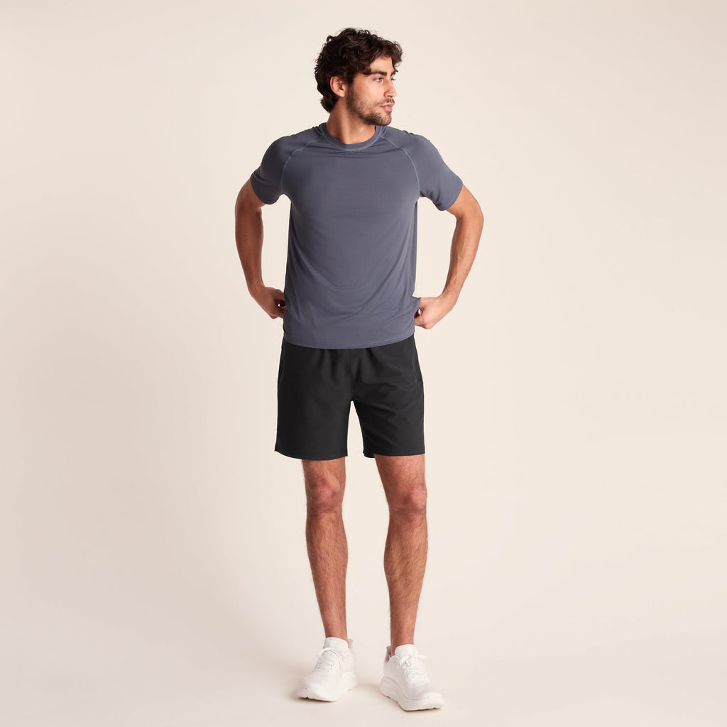 Pedwell Mens Performance Running Shorts - Black