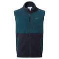 Pensford Mens Microfleece Gilet - Dark Indigo/Petrol Green