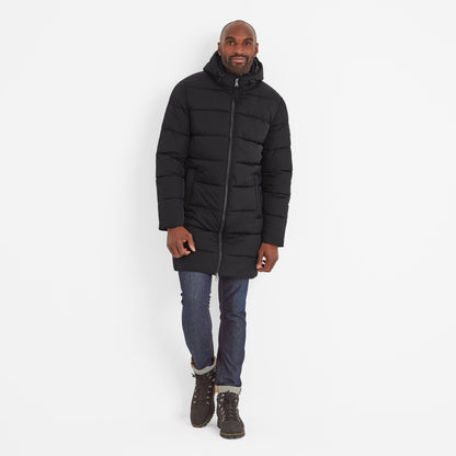 Radley Mens Padded Long Jacket - Black