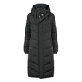 Raleigh Womens Long Insulated Jacket - Washed Black
