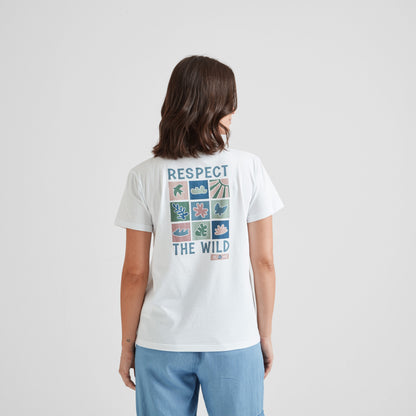 Respect Womens 100% Cotton Supersoft T-Shirt - Optic White