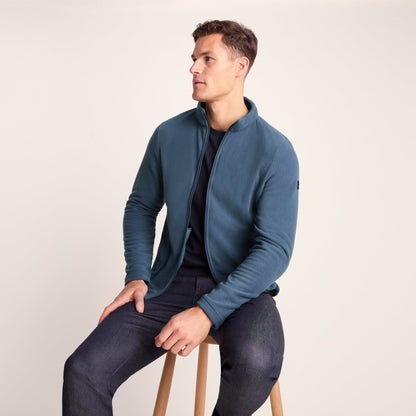 Revive Mens Fleece Jacket - Blue Stone