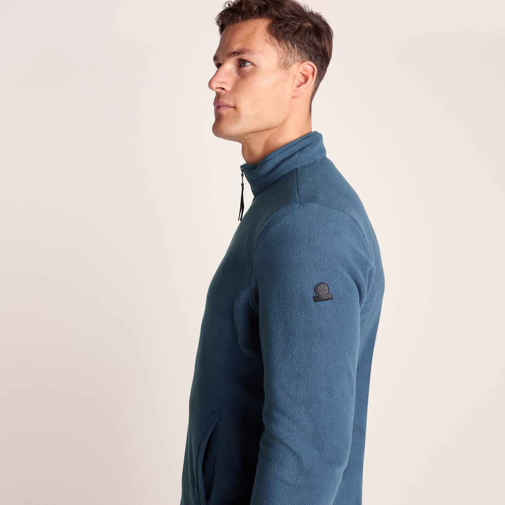 Revive Mens Fleece Jacket - Blue Stone