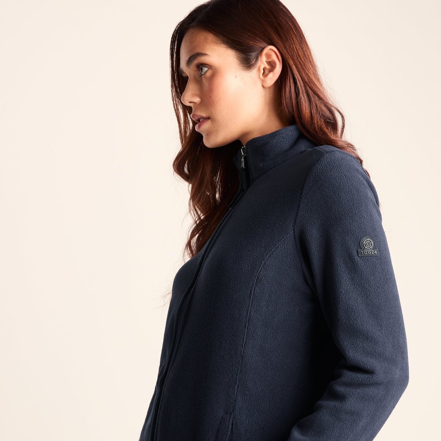 Revive Womens Fleece Jacket - Dark Indigo