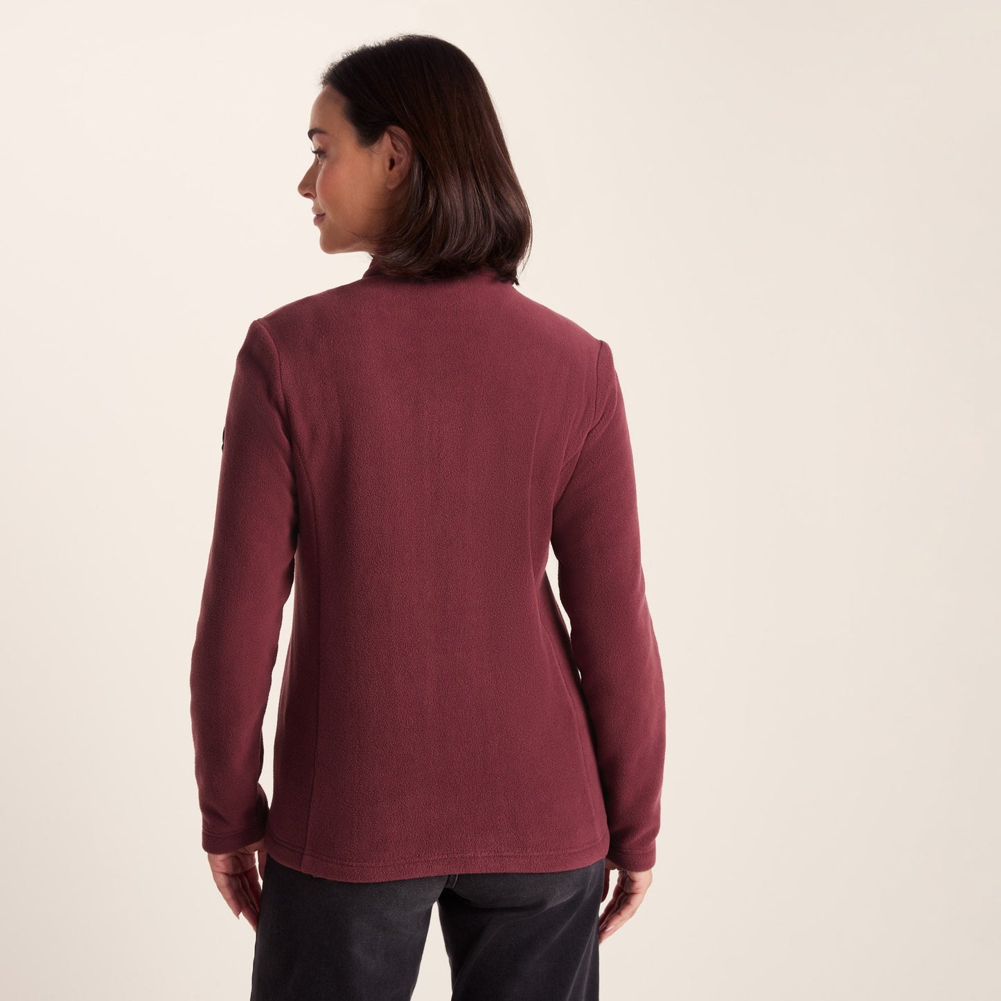 Revive Womens Fleece Jacket - Burgundy