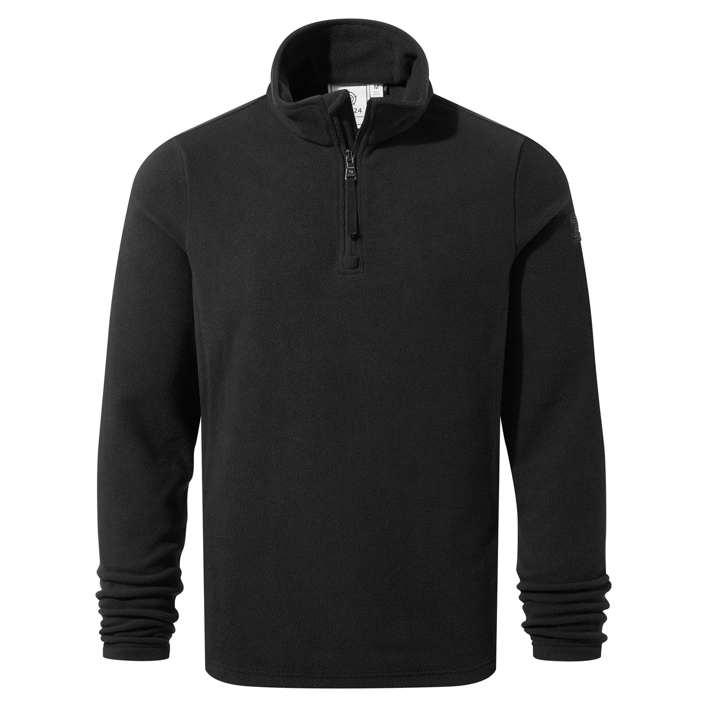 Revive Mens Quarter Zip Fleece - Black