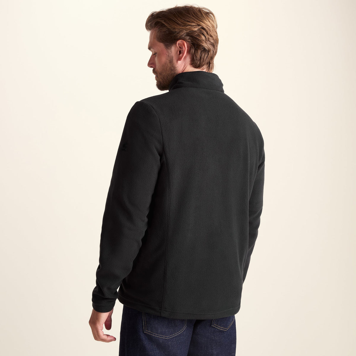 Revive Mens Quarter Zip Fleece - Black
