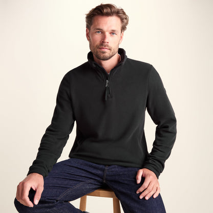 Revive Mens Quarter Zip Fleece - Black