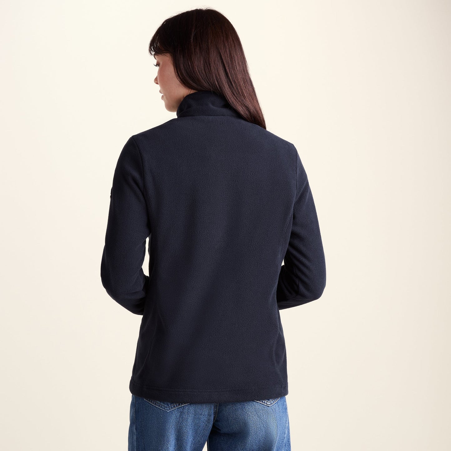 Revive Womens Quarter Zip Fleece - Dark Indigo