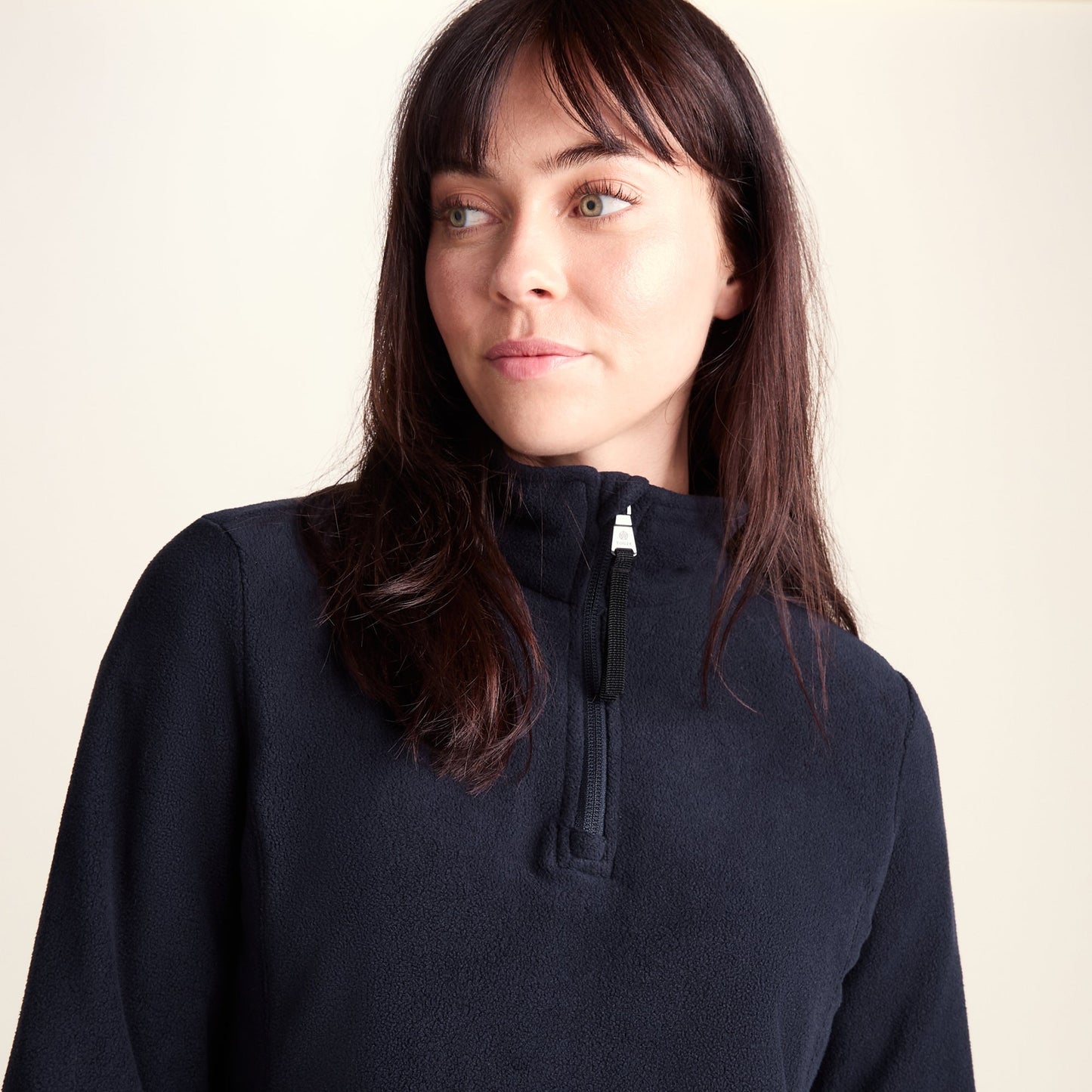 Revive Womens Quarter Zip Fleece - Dark Indigo