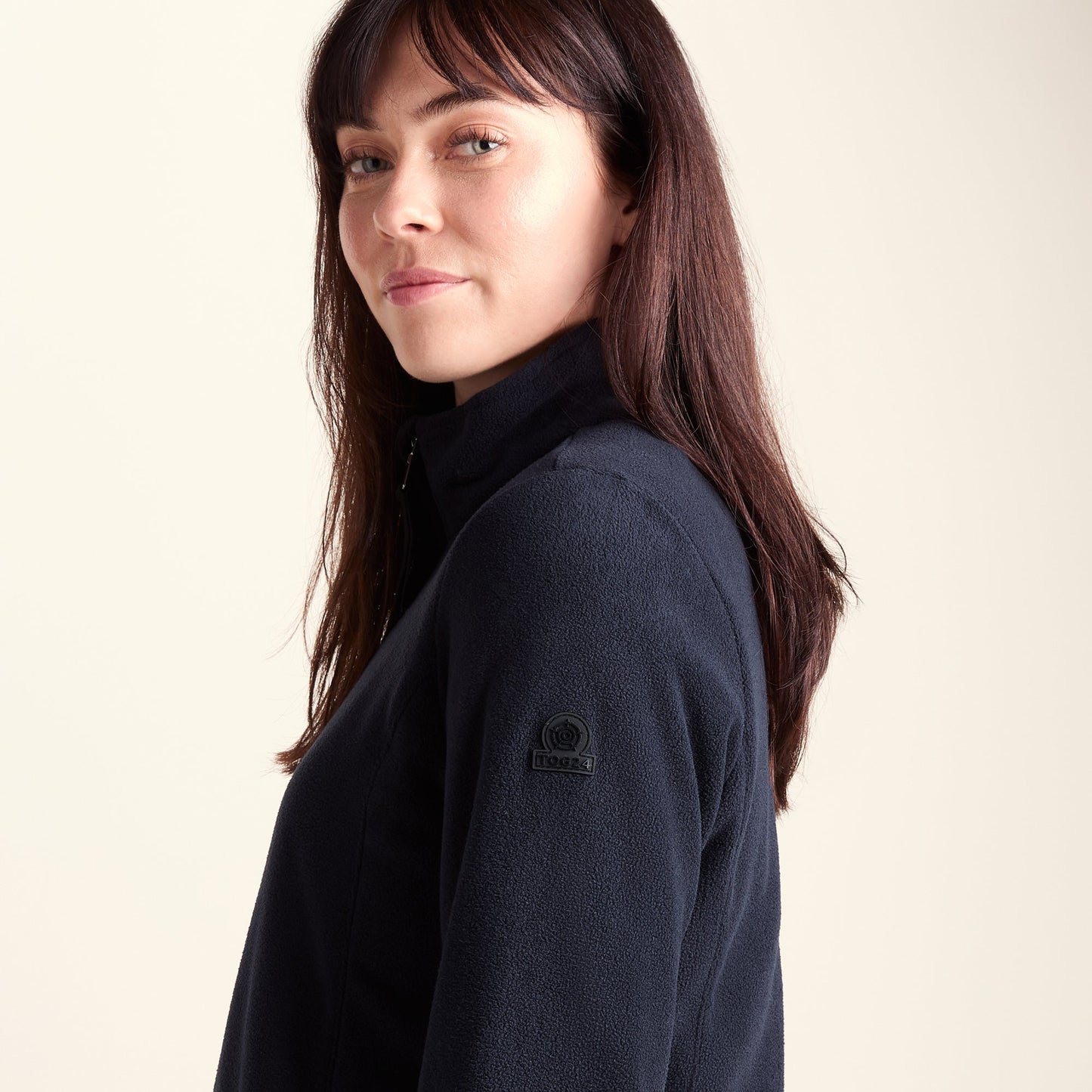 Revive Womens Quarter Zip Fleece - Dark Indigo