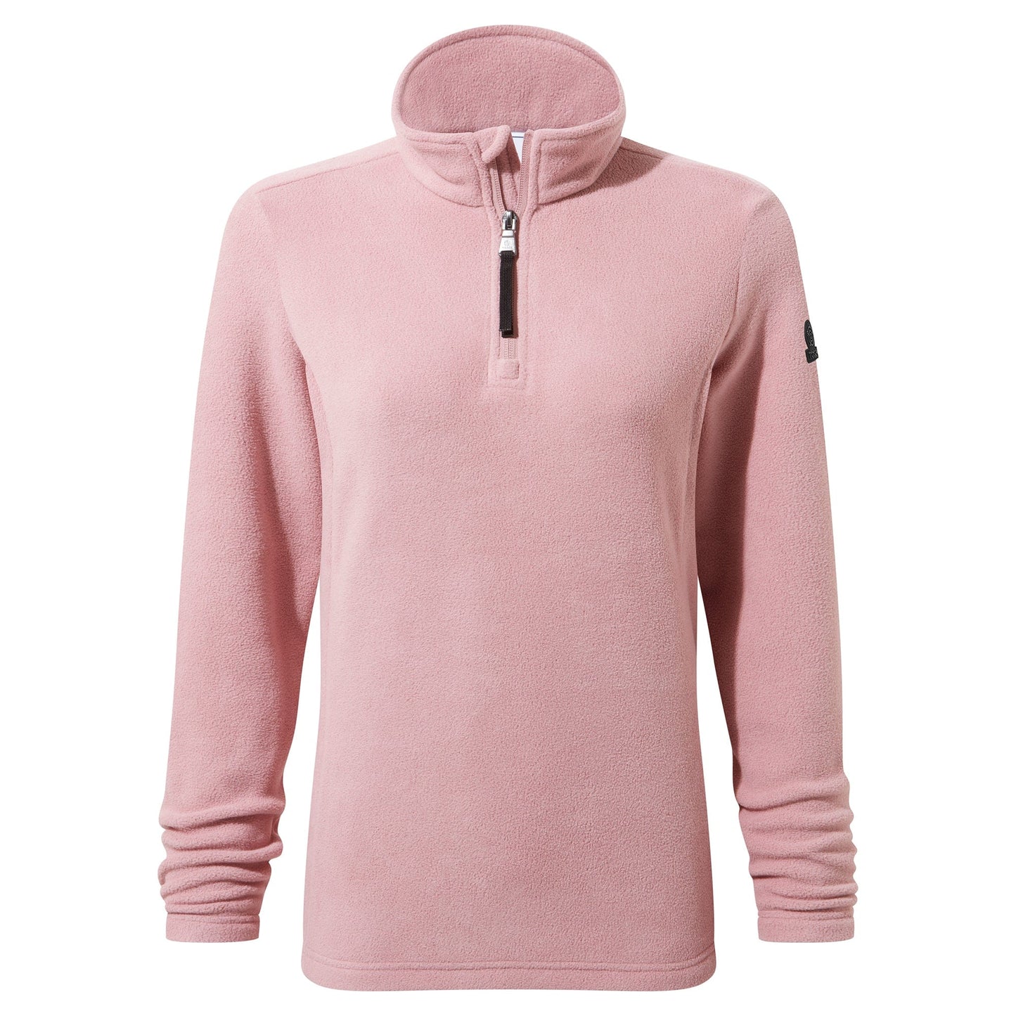 Revive Womens Quarter Zip Fleece - Faded Pink