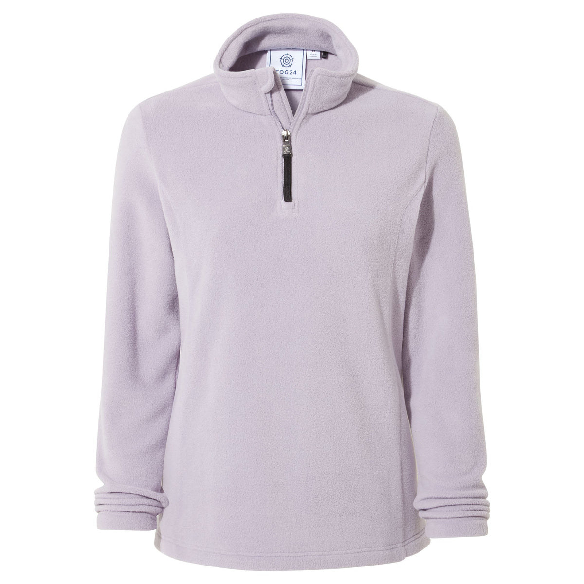 Revive Womens Quarter Zip Fleece - Lavender Grey