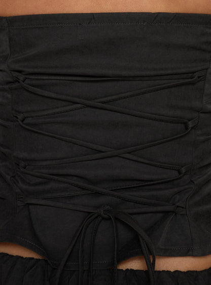 Odara Strapless Top Black
