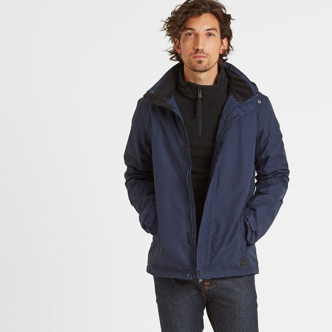 Airton Mens Waterproof Jacket - Navy