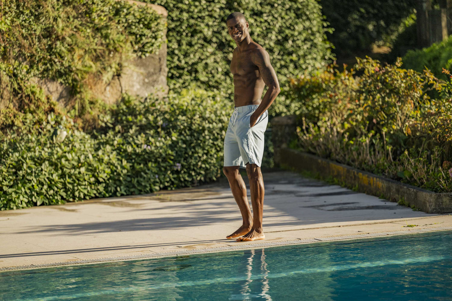 Aslan Mens Swimshorts - Muted Teal