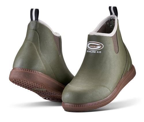 Grubs Boots Bowline Unisex Ankle Wellington - Green