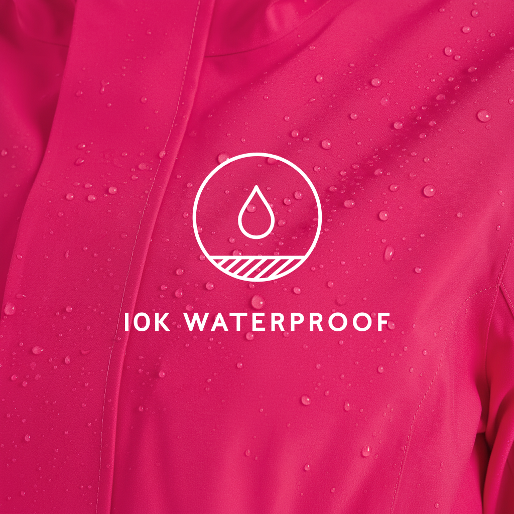 Burradon Womens Waterproof Jacket - Magenta Pink