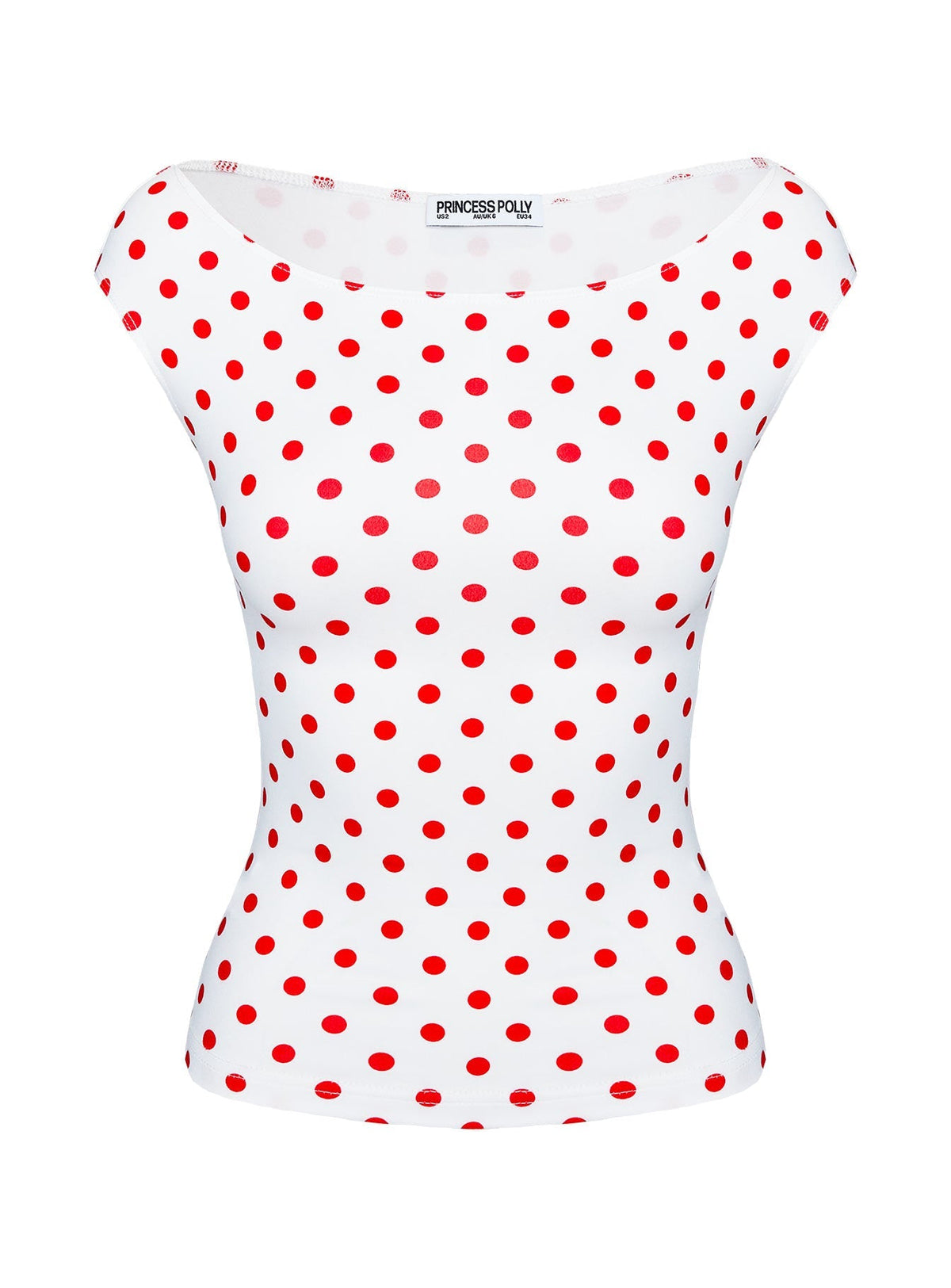 Cheirosa Off Shoulder Top White / Red