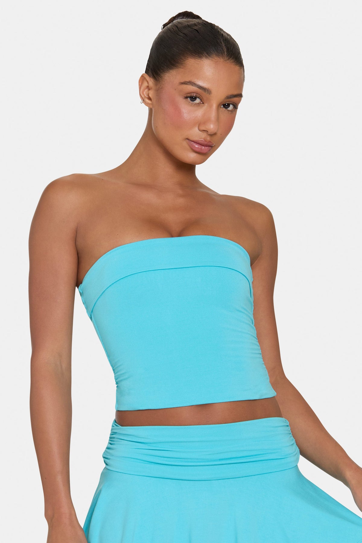 ButterCloud™ Tube Top in Aqua