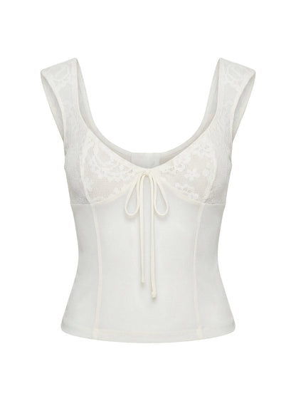Quani Lace Top Cream