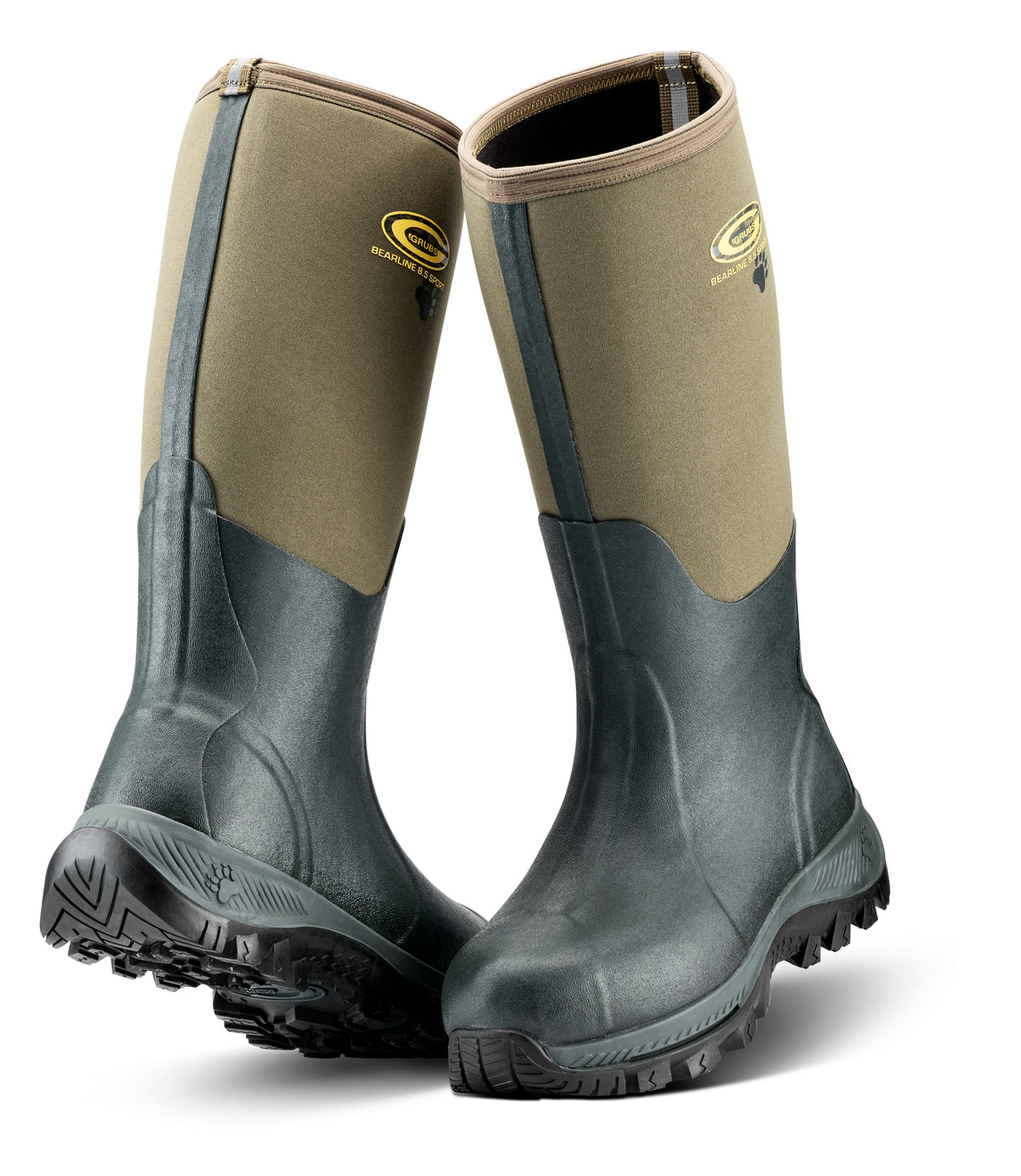 Grubs Boots Bearline 8.5 Unisex Wellington - Green