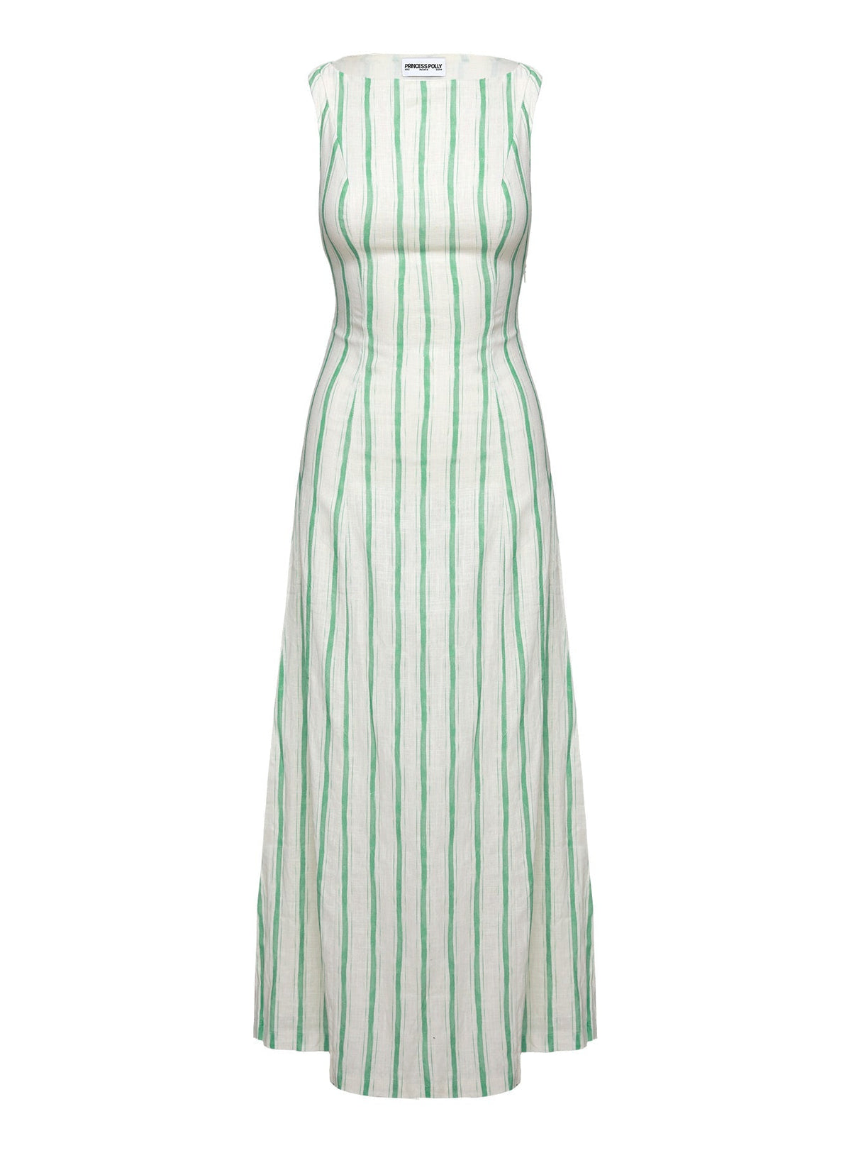 Lewisa Maxi Dress Green Stripe