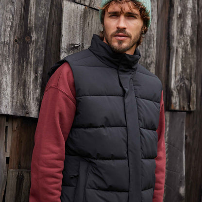 Leighton Mens Shower Resistant Insulated Gilet - Black