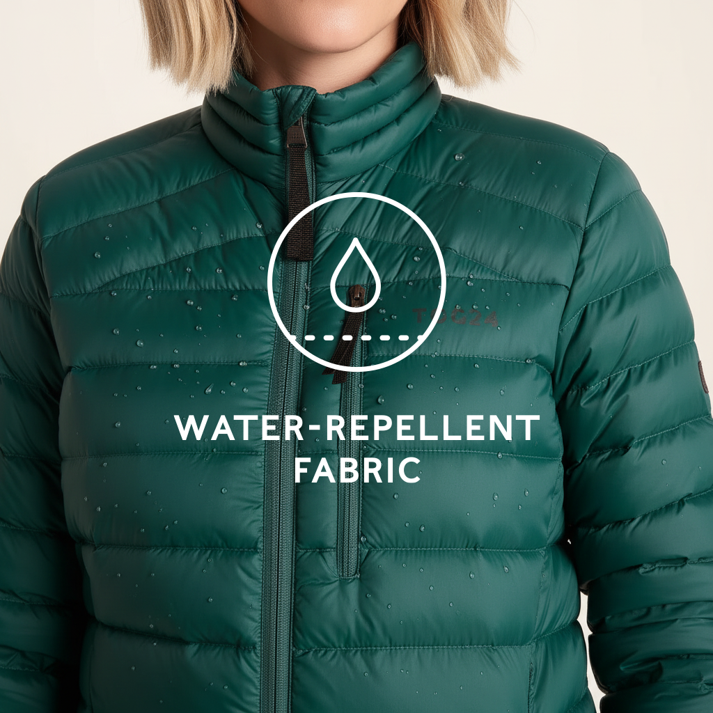 North Womens RDS Certified Down Jacket - Evergreen