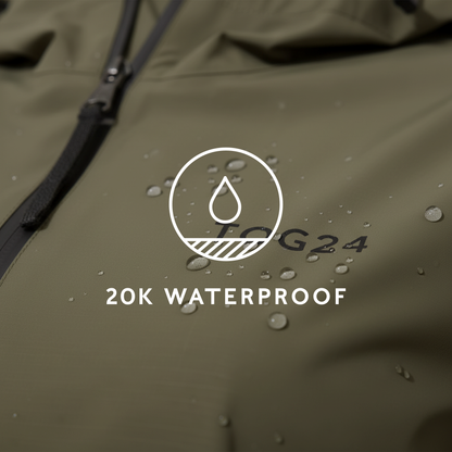 Nova Womens Performance Waterproof Jacket - Khaki