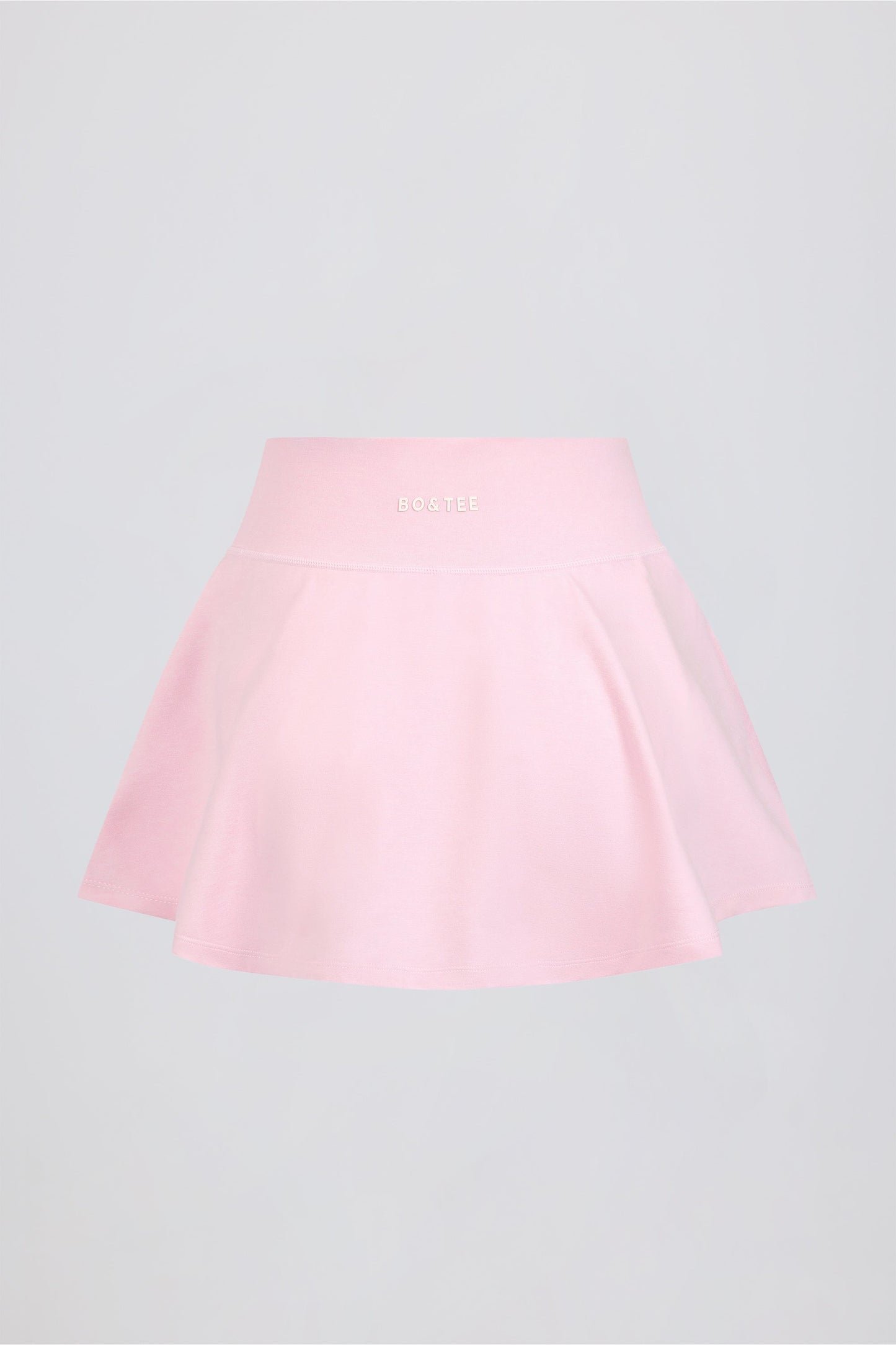 Brushed Jersey Crossover Mini Skort in Bloom