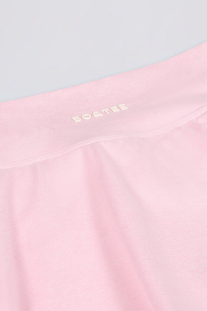 Brushed Jersey Crossover Mini Skort in Bloom