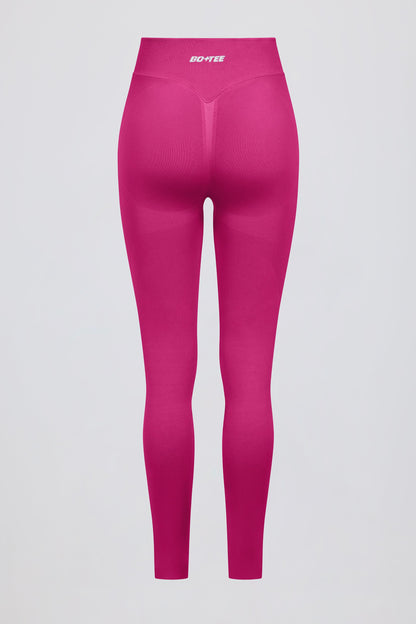 Define Luxe High-Waist Leggings in Berry