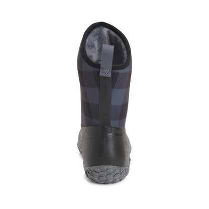 Muck Boots Muckster II Mid Womens Wellington - Black/Grey Plaid
