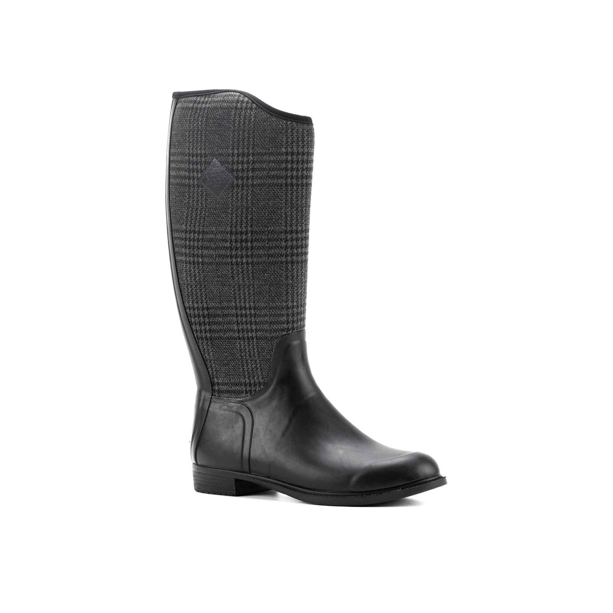 Muck Boots Derby Tall Womens - Black/Plaid