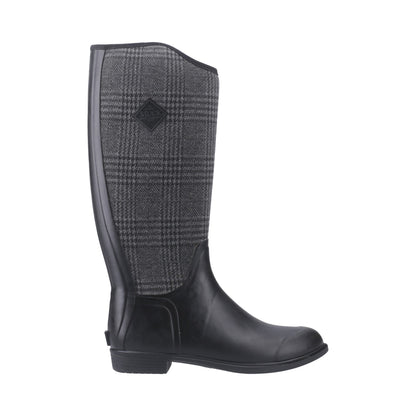 Muck Boots Derby Tall Womens - Black/Plaid