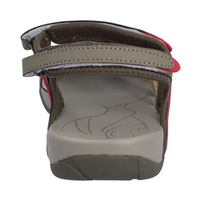 Hi-Tec Savanna II Womens Sandal - Lt Taupe/Olive/Sunset Coral