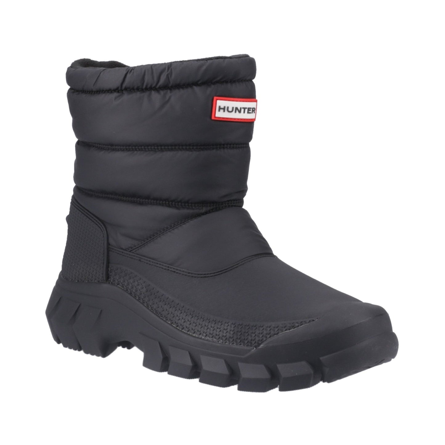 Hunter Intrepid Short Mens Snow Boot - Black
