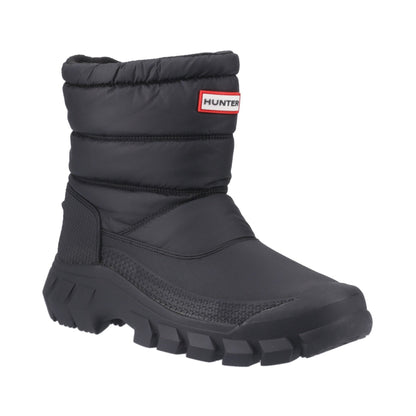 Hunter Intrepid Short Mens Snow Boot - Black