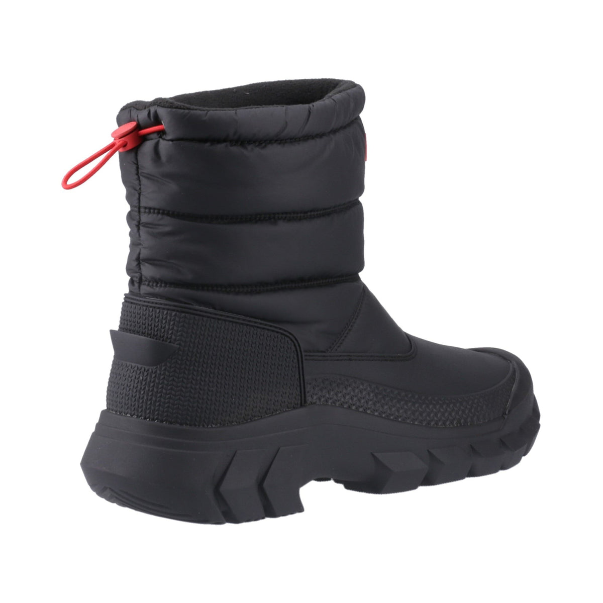 Hunter Intrepid Short Mens Snow Boot - Black