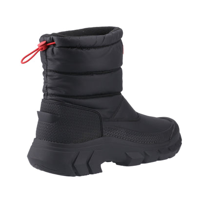 Hunter Intrepid Short Mens Snow Boot - Black