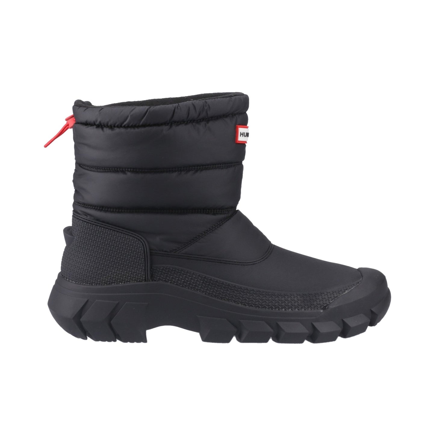 Hunter Intrepid Short Mens Snow Boot - Black