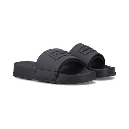 Hunter Core Embossed Slider Unisex - Black2