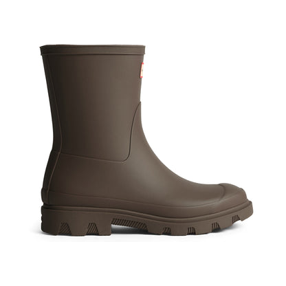 Hunter Downpour Short Boot Mens - Chocolate Brown